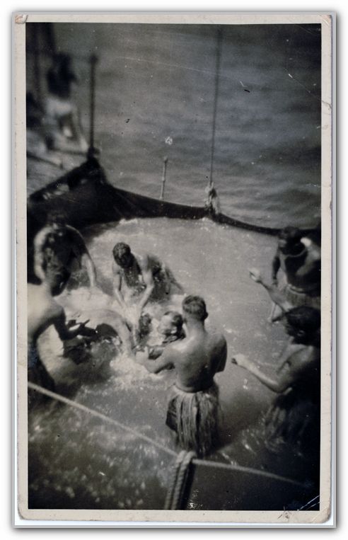 Dad off New Guinea during war